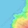 Mappa topografica Punta Roa, altitudine, rilievo
