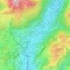 Mappa topografica Sachrang, altitudine, rilievo