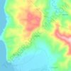 Mappa topografica Mayapay, altitudine, rilievo