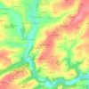 Mappa topografica Kerdudal Conaour, altitudine, rilievo