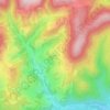 Mappa topografica Kalblin, altitudine, rilievo