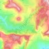 Mappa topografica Le Serre, altitudine, rilievo