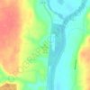 Mappa topografica Holmes Hill, altitudine, rilievo