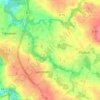 Mappa topografica Kergonan, altitudine, rilievo