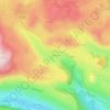 Mappa topografica La Denterie, altitudine, rilievo