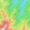 Mappa topografica Saretto, altitudine, rilievo
