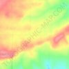 Mappa topografica Friend, altitudine, rilievo