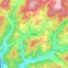 Mappa topografica Eibach, altitudine, rilievo