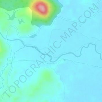 Mappa topografica La Tagua, altitudine, rilievo