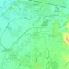 Mappa topografica La Borra, altitudine, rilievo