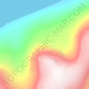 Mappa topografica Nasannguaq, altitudine, rilievo
