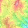 Mappa topografica Craponne-sur-Arzon, altitudine, rilievo