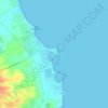 Mappa topografica Marzamemi, altitudine, rilievo