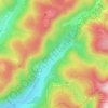 Mappa topografica Le Régit, altitudine, rilievo