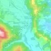 Mappa topografica Gales Creek, altitudine, rilievo