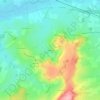 Mappa topografica Nanteuil, altitudine, rilievo