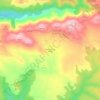 Mappa topografica Figueruela de Abajo, altitudine, rilievo