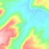Mappa topografica Big Creek Ranch, altitudine, rilievo