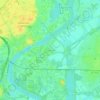 Mappa topografica Les Chavannes, altitudine, rilievo
