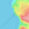 Mappa topografica Pointe du Houpret, altitudine, rilievo