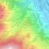 Mappa topografica La Bécoire, altitudine, rilievo