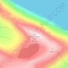 Mappa topografica Qassinnguit 895, altitudine, rilievo