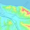 Mappa topografica Ponte Tavollo, altitudine, rilievo
