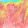 Mappa topografica Les Bichets, altitudine, rilievo