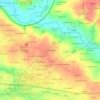 Mappa topografica La Boutaudière, altitudine, rilievo