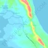 Mappa topografica Bagtong, altitudine, rilievo