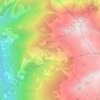 Mappa topografica Chandolin, altitudine, rilievo