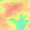 Mappa topografica Le Lièvre Mort, altitudine, rilievo
