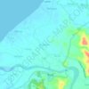 Mappa topografica Buliasnin, altitudine, rilievo