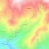 Mappa topografica Rumisapa, altitudine, rilievo