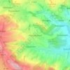 Mappa topografica Kleincarsdorf, altitudine, rilievo