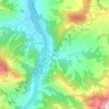 Mappa topografica Biana, altitudine, rilievo