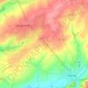 Mappa topografica La Goubinière, altitudine, rilievo