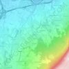 Mappa topografica Blécheins, altitudine, rilievo