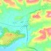 Mappa topografica Ayotlán, altitudine, rilievo