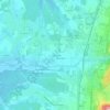 Mappa topografica Sur les Marres, altitudine, rilievo
