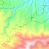 Mappa topografica Tibolo, altitudine, rilievo