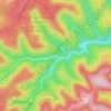 Mappa topografica Speyerbrunn, altitudine, rilievo