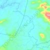 Mappa topografica Bankal, altitudine, rilievo