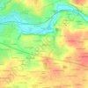 Mappa topografica Bel Air, altitudine, rilievo