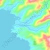 Mappa topografica Iraya (Del Rosario), altitudine, rilievo