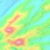 Mappa topografica Salette, altitudine, rilievo