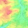 Mappa topografica Kerscao, altitudine, rilievo
