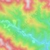 Mappa topografica Le Monteil, altitudine, rilievo