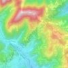 Mappa topografica Contrada Zenari, altitudine, rilievo