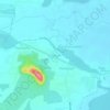 Mappa topografica Chetpet, altitudine, rilievo